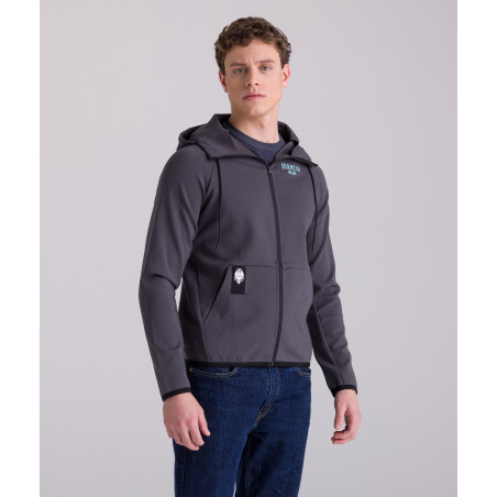 BIANCHI MILANO FAN - FELPA CON CAPPUCCIO